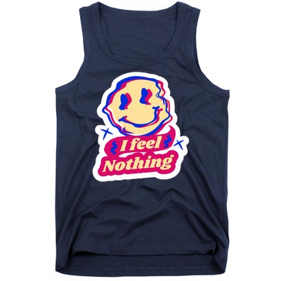 I Feel Nothing Smiley Face Tank Top