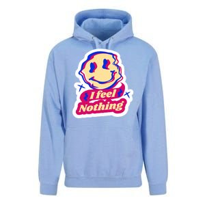 I Feel Nothing Smiley Face Unisex Surf Hoodie