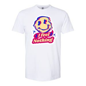 I Feel Nothing Smiley Face Softstyle CVC T-Shirt