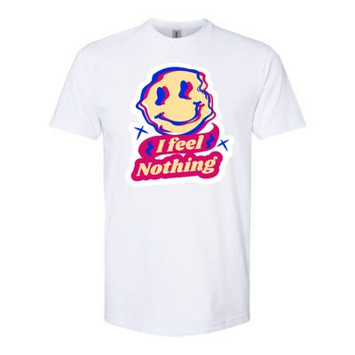 I Feel Nothing Smiley Face Softstyle® CVC T-Shirt