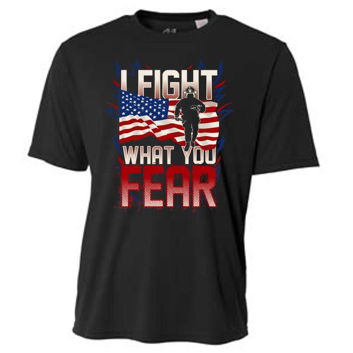 I Fight What You Fear Firefighter Cooling Performance Crew T-Shirt