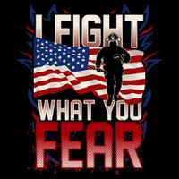 I Fight What You Fear Firefighter Tall T-Shirt
