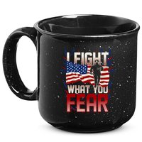 I Fight What You Fear Firefighter 15oz Campfire Ceramic Mug