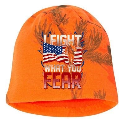 I Fight What You Fear Firefighter Kati - Camo Knit Beanie