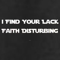 I Find Your Lack Faith Disturbing Golf Towel