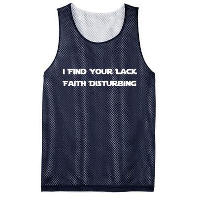 I Find Your Lack Faith Disturbing Mesh Reversible Basketball Jersey Tank