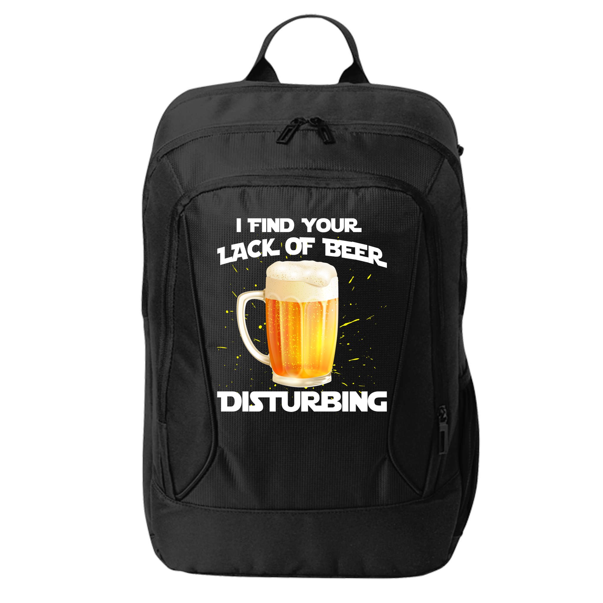 I Find Your Lack Of Beer Disturbing City Backpack