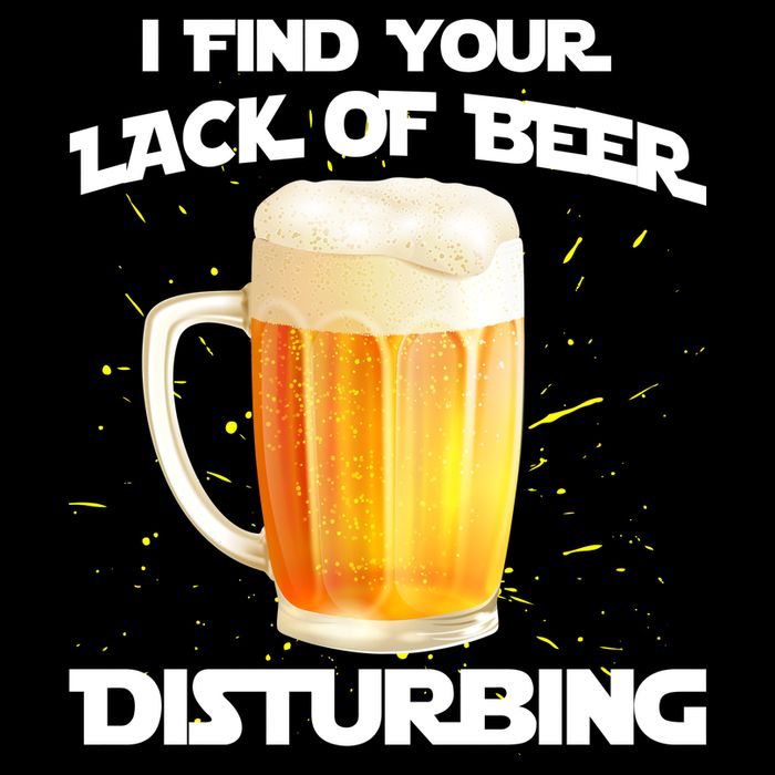 I Find Your Lack Of Beer Disturbing 7-Panel Snapback Hat