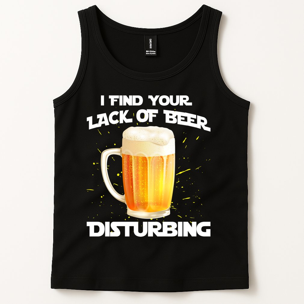 I Find Your Lack Of Beer Disturbing Tank Top