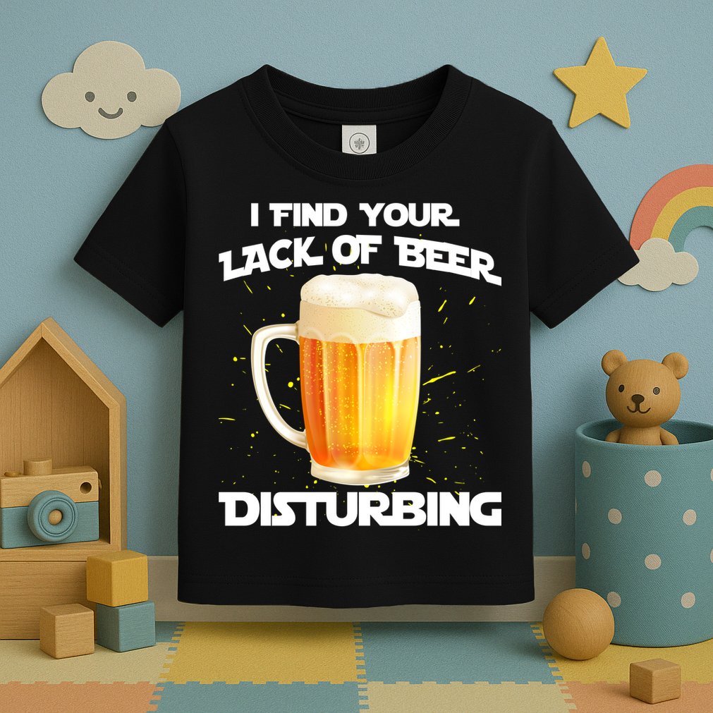 I Find Your Lack Of Beer Disturbing Toddler T-Shirt