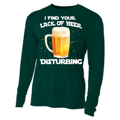 I Find Your Lack Of Beer Disturbing Cooling Performance Long Sleeve Crew