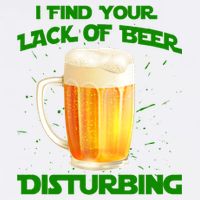 I Find Your Lack Of Beer Disturbing Garment-Dyed Sweatshirt