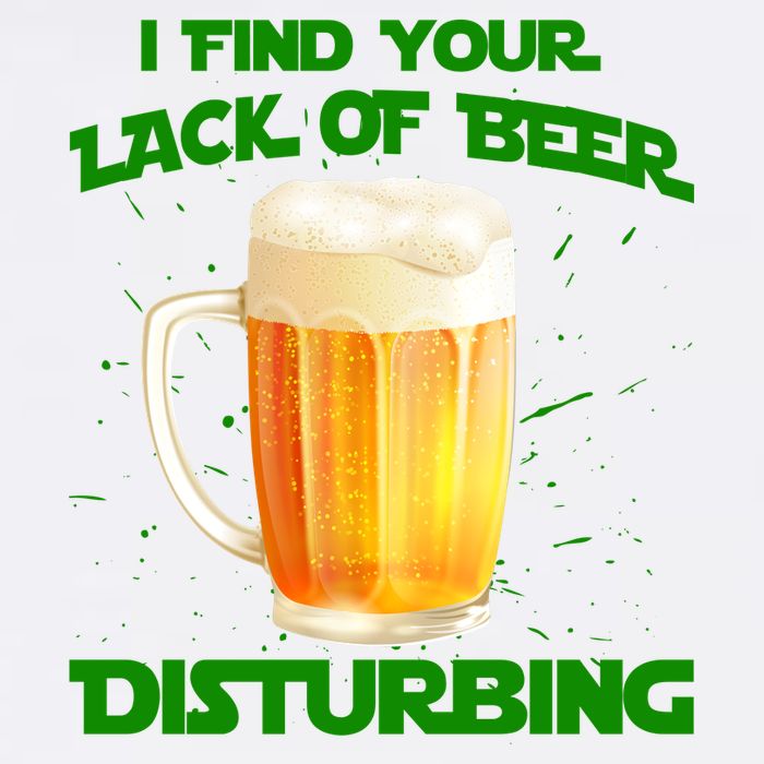 I Find Your Lack Of Beer Disturbing Garment-Dyed Sweatshirt