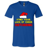 I Find Your Lack Of Cheer Disturbing V-Neck T-Shirt