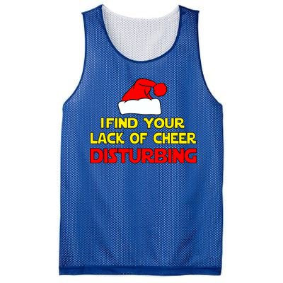 I Find Your Lack Of Cheer Disturbing Mesh Reversible Basketball Jersey Tank