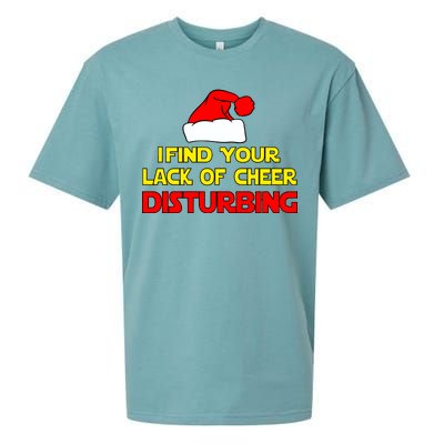 I Find Your Lack Of Cheer Disturbing Sueded Cloud Jersey T-Shirt