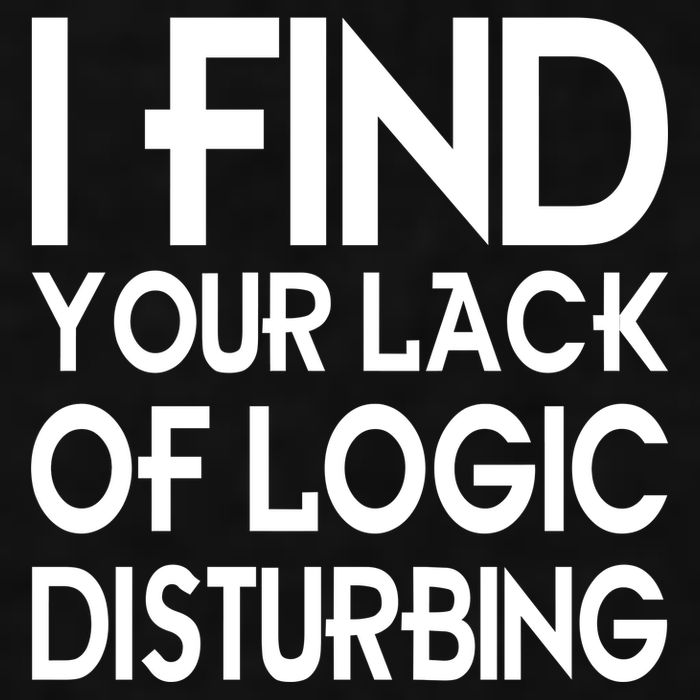 I Find Your Lack Of Logic Disturbing Ladies PosiCharge Tri-Blend Wicking Tank