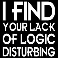 I Find Your Lack Of Logic Disturbing Cropped Pullover Crew