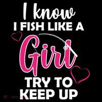 I Fish Like A Girl Try To Keep Up City Backpack