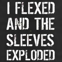 I Flexed And The Sleeves Exploded Cool Comfort Performance Bucket Hat