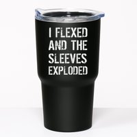 I Flexed And The Sleeves Exploded Tumbler