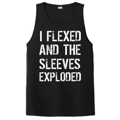 I Flexed And The Sleeves Exploded PosiCharge Competitor Tank