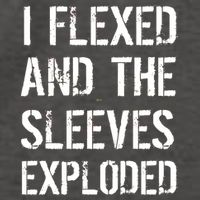 I Flexed And The Sleeves Exploded Vector Backpack