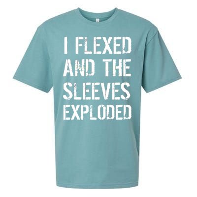 I Flexed And The Sleeves Exploded Sueded Cloud Jersey T-Shirt