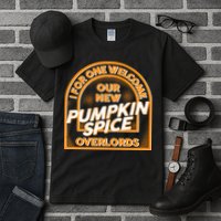  I For One Welcome Our New Pumpkin Spice Overloads Logo Tall T-Shirt