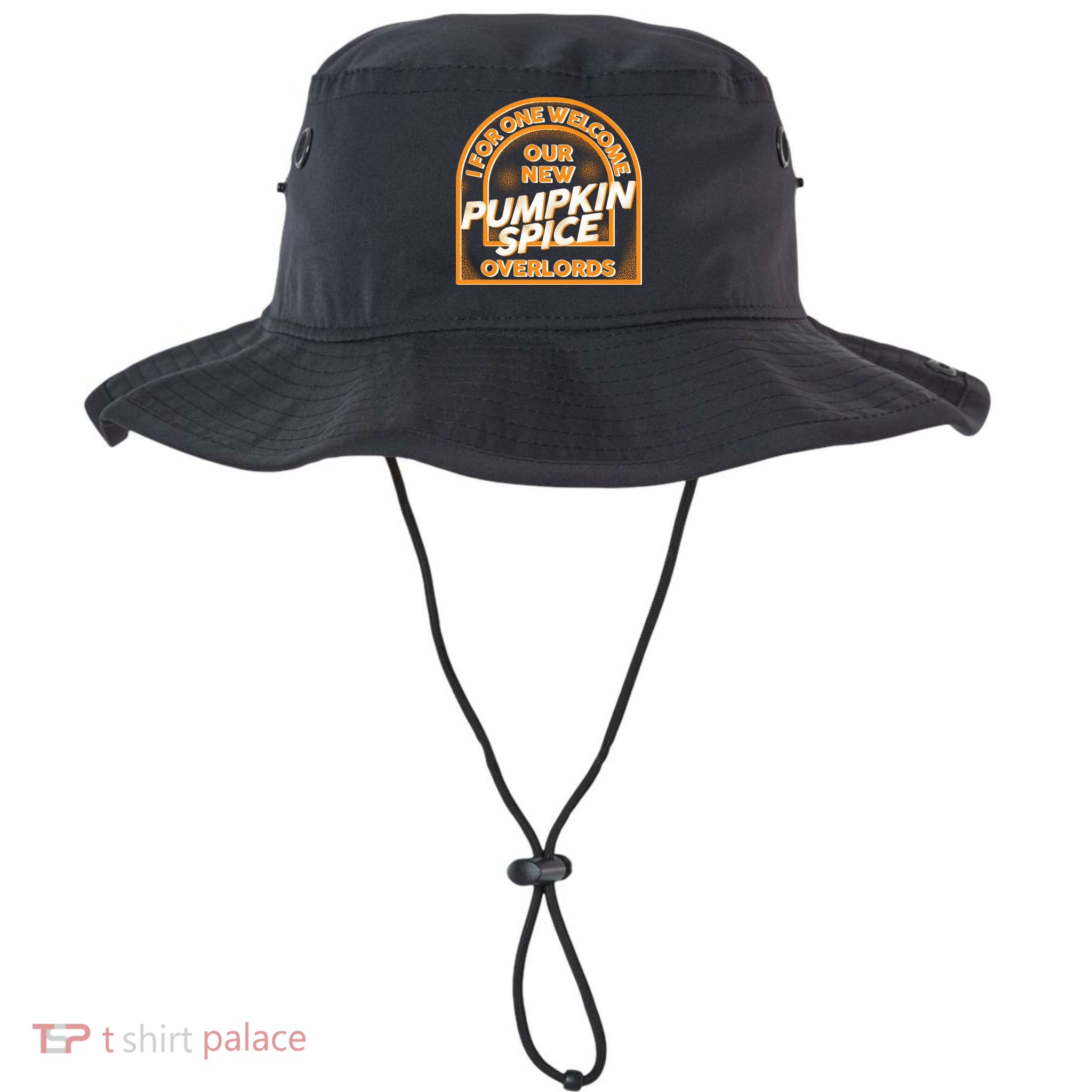  I For One Welcome Our New Pumpkin Spice Overloads Logo Bucket Hat
