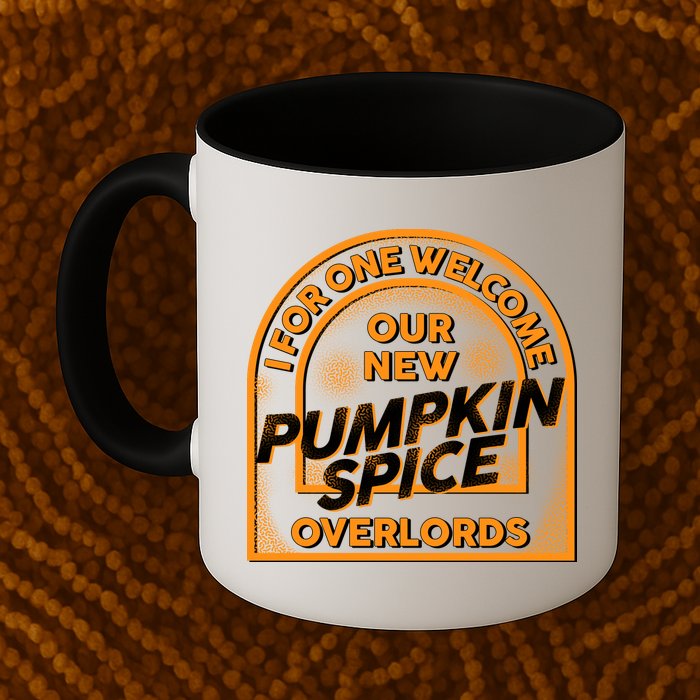  I For One Welcome Our New Pumpkin Spice Overloads Logo Mug