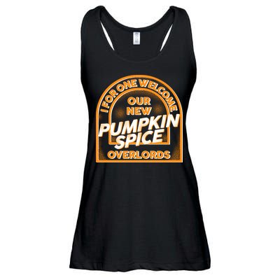  I For One Welcome Our New Pumpkin Spice Overloads Logo Ladies Essential Flowy Tank