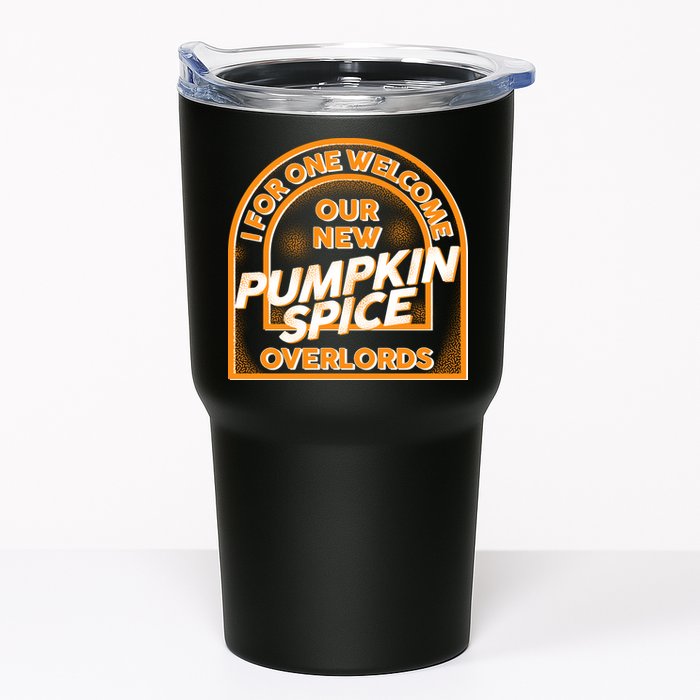  I For One Welcome Our New Pumpkin Spice Overloads Logo Tumbler