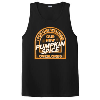  I For One Welcome Our New Pumpkin Spice Overloads Logo PosiCharge Competitor Tank