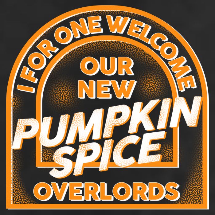  I For One Welcome Our New Pumpkin Spice Overloads Logo Golf Towel