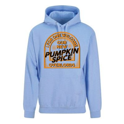  I For One Welcome Our New Pumpkin Spice Overloads Logo Unisex Surf Hoodie