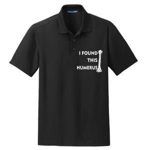 I Found This Humerus Dry Zone Grid Polo