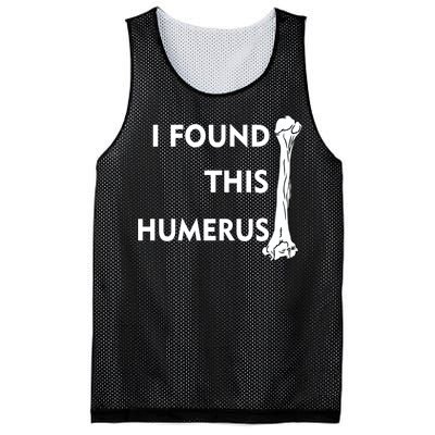 I Found This Humerus Mesh Reversible Basketball Jersey Tank