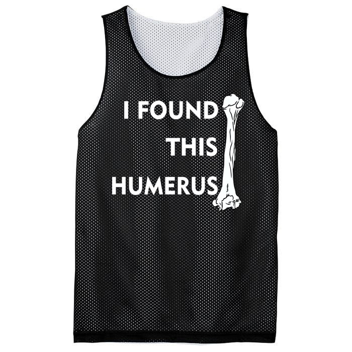 I Found This Humerus Mesh Reversible Basketball Jersey Tank