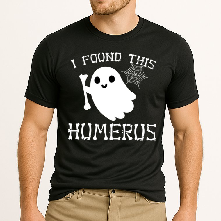 I Found This Humerus Funny Halloween Ghost Performance Shirt