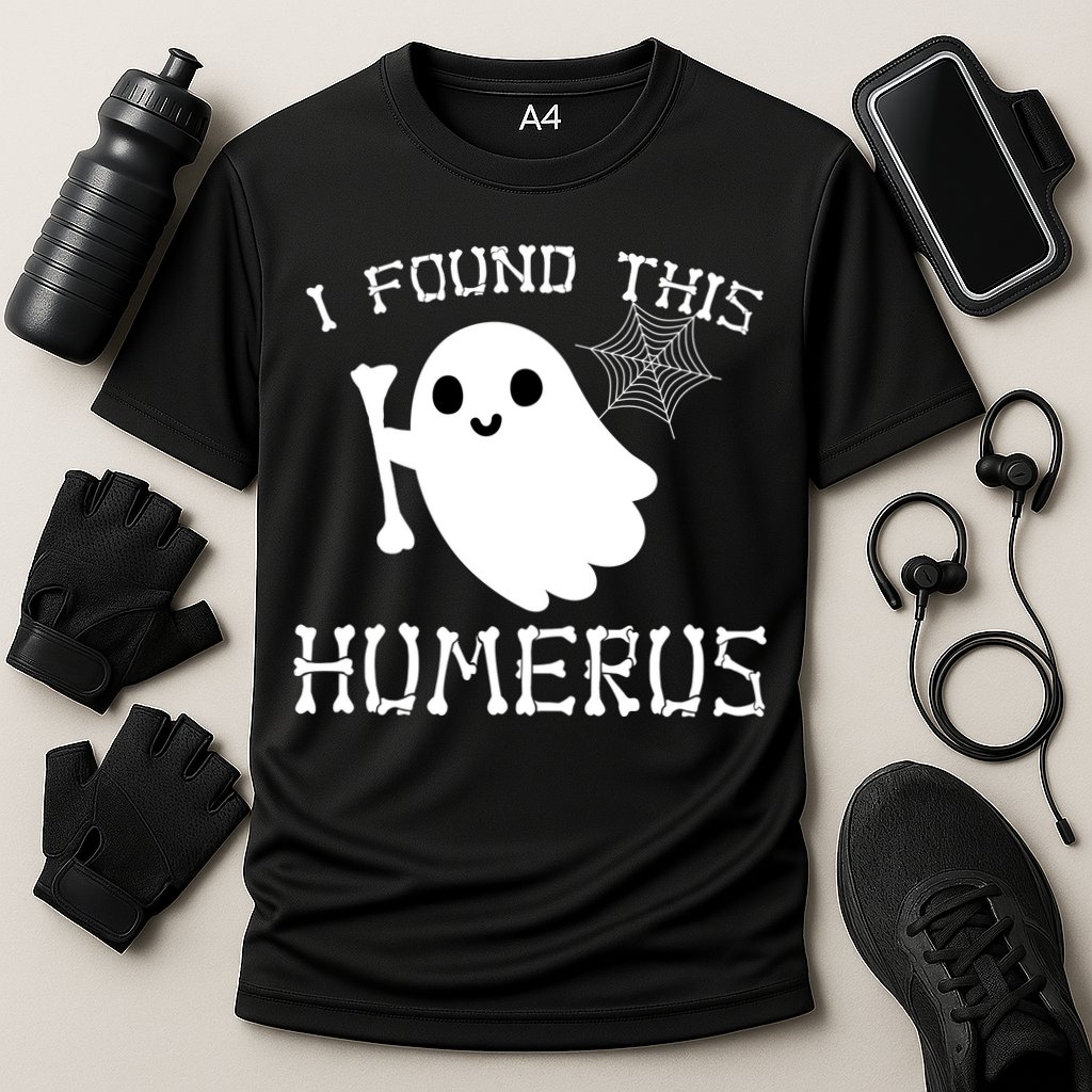 I Found This Humerus Funny Halloween Ghost Performance Shirt