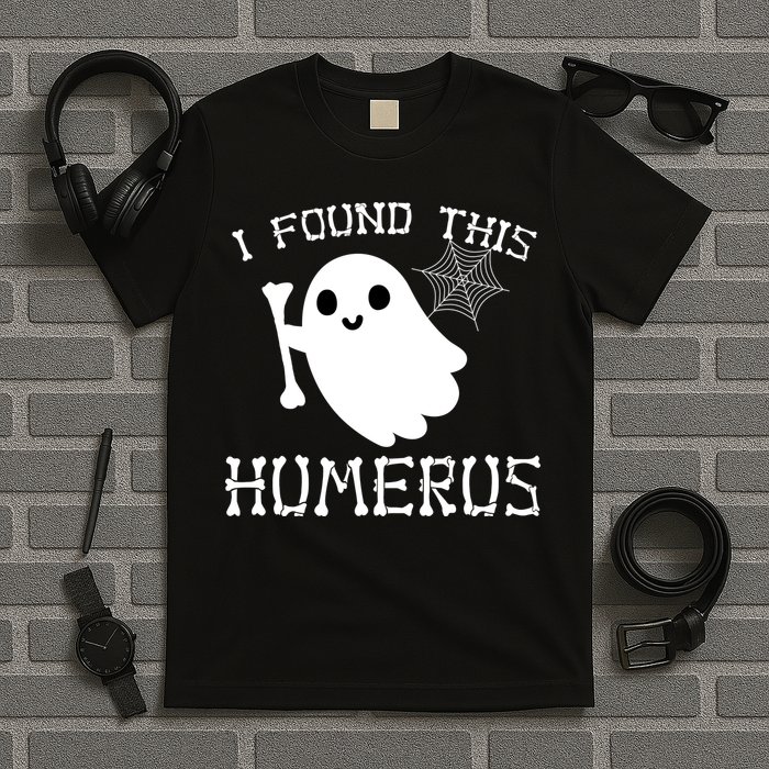 I Found This Humerus Funny Halloween Ghost T-Shirt