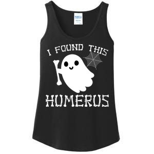 I Found This Humerus Funny Halloween Ghost Ladies Essential Tank