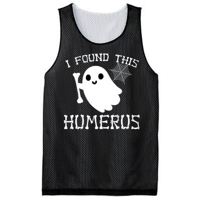 I Found This Humerus Funny Halloween Ghost Mesh Reversible Basketball Jersey Tank