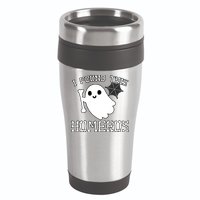 I Found This Humerus Funny Halloween Ghost 16oz Travel Tumbler