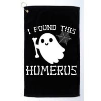 I Found This Humerus Funny Halloween Ghost Golf Towel