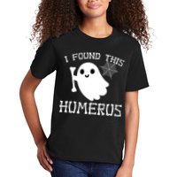 I Found This Humerus Funny Halloween Ghost Kids T-Shirt