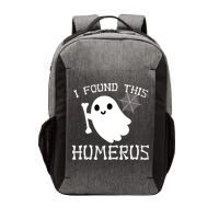 I Found This Humerus Funny Halloween Ghost Vector Backpack