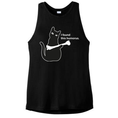 I Found This Humorous Cat Ladies PosiCharge Tri-Blend Wicking Tank