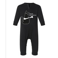 I Found This Humorous Cat Infant Fleece One Piece